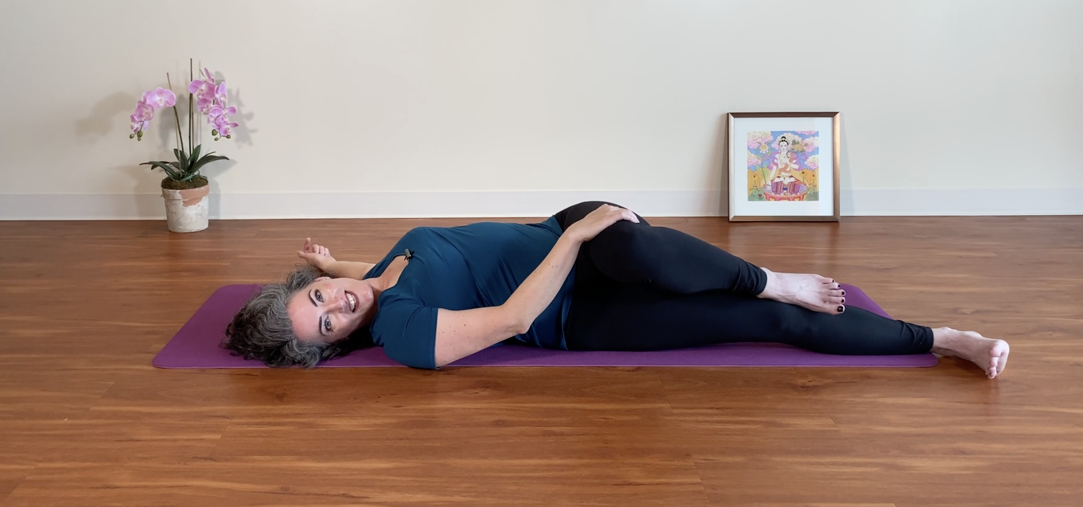 Watch: Six Moves of the Spine, Supine, One Leg