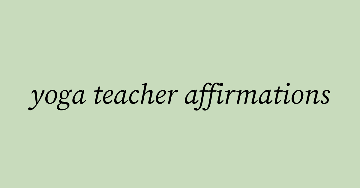 Affirmation: My Students Just Want to Feel Better