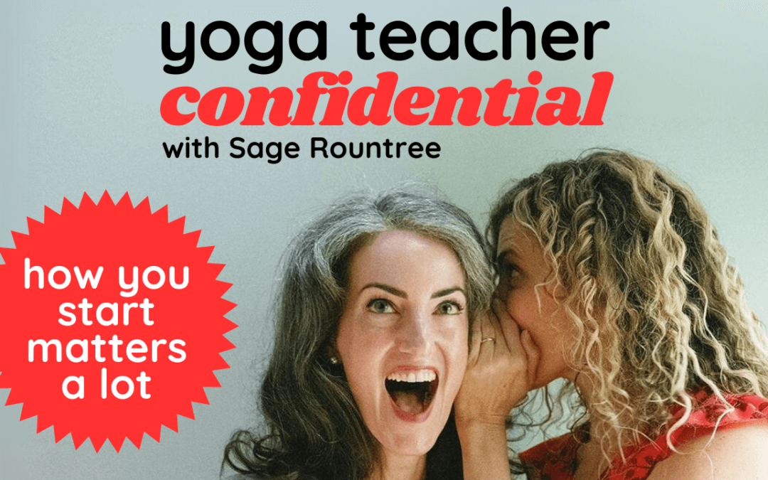 How to Start Your Yoga Class with Confidence