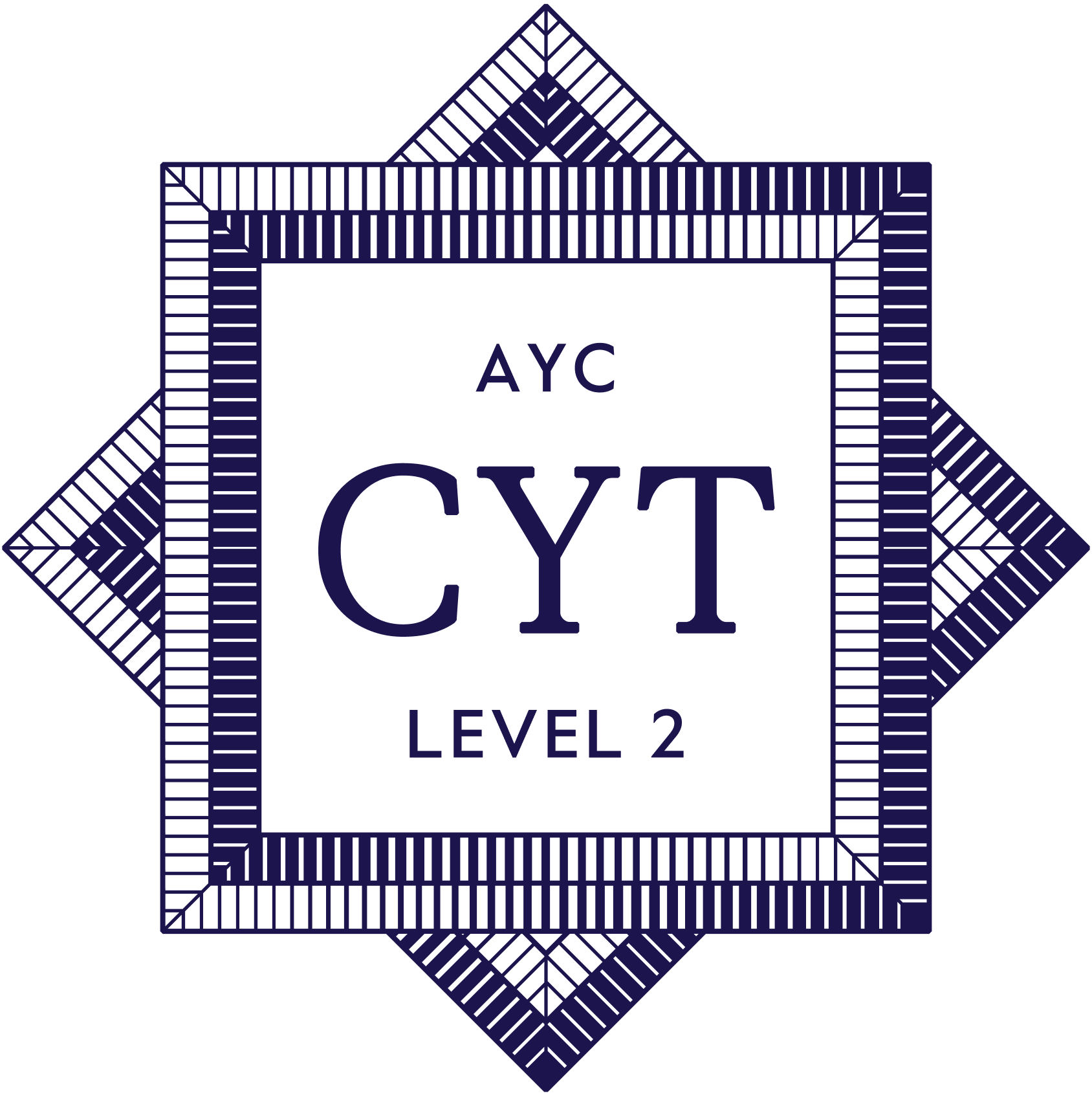 American Yoga Council level 2 badge