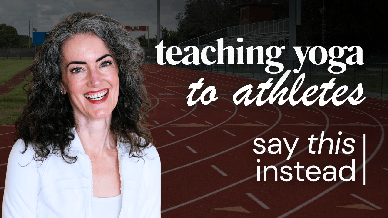 what to say when coaches ask Yoga instruction for athletes' performance