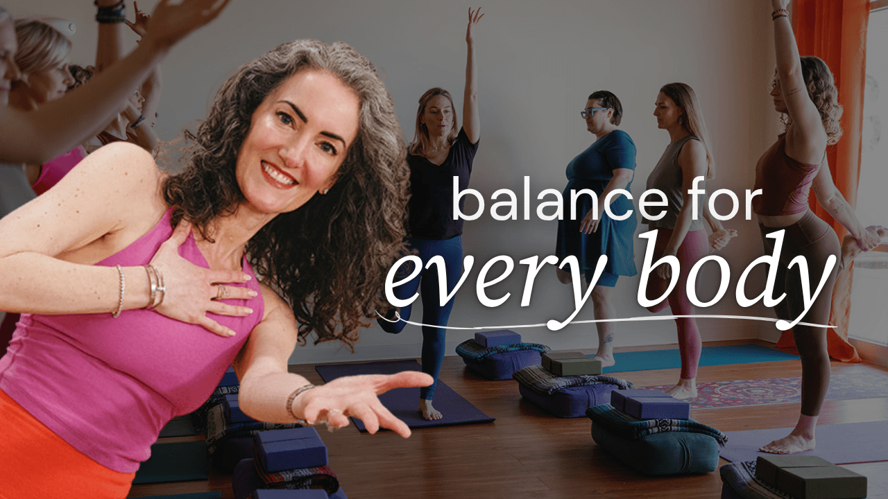 How to Teach Yoga Balance Poses to Every Body Sage Rountree teaches balance poses for every body
