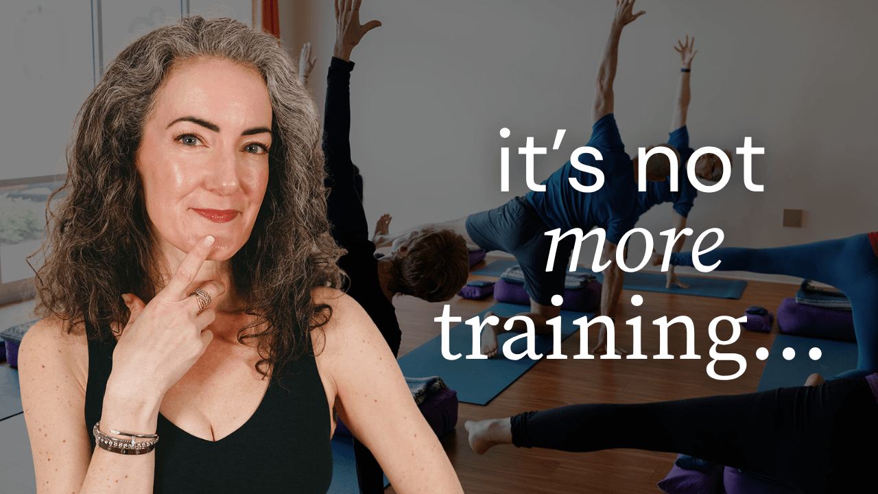 it’s not more training Sage Rountree helps you feel confident as a new yoga teacher