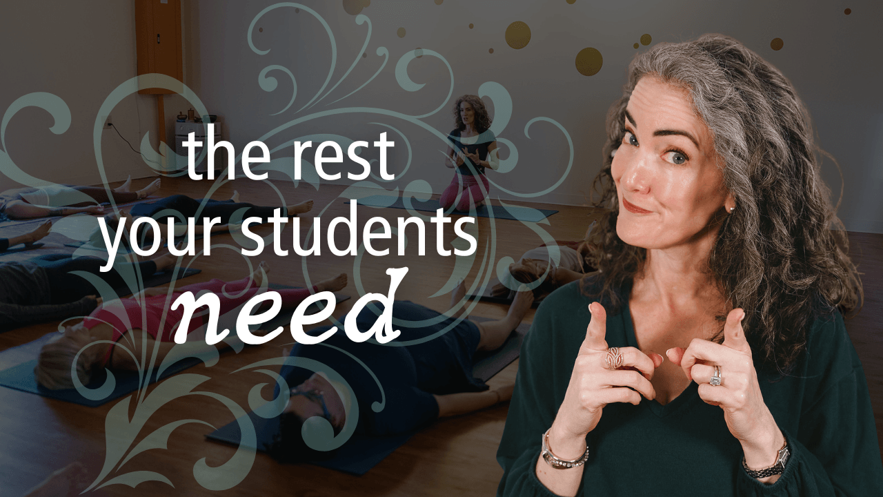 the rest your students need Sage Rountree trains teachers to guide restorative yoga