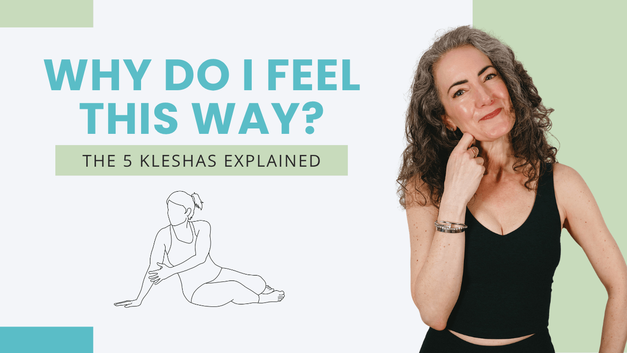 why do i feel this way Sage Rountree explains the kleshas, the causes of suffering enumerated in the Yoga Sutras