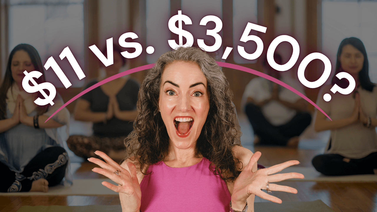$11 vs. $3,500 Sage Rountree explains how to know an online yoga teacher training is good
