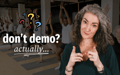 When to Demo Yoga Poses (and When Not To)
