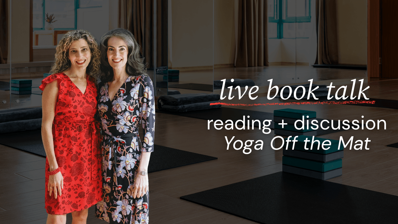 live book talk Sage Rountree and Alexandra DeSiato, authors of YOGA OFF THE MAT