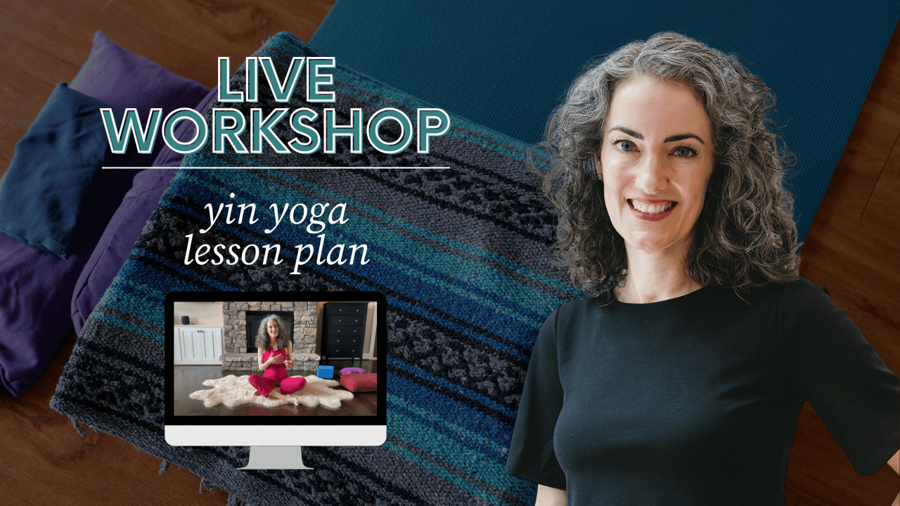 live workshop Sage Rountree teaches a live workshop on how to plan a yin yoga class
