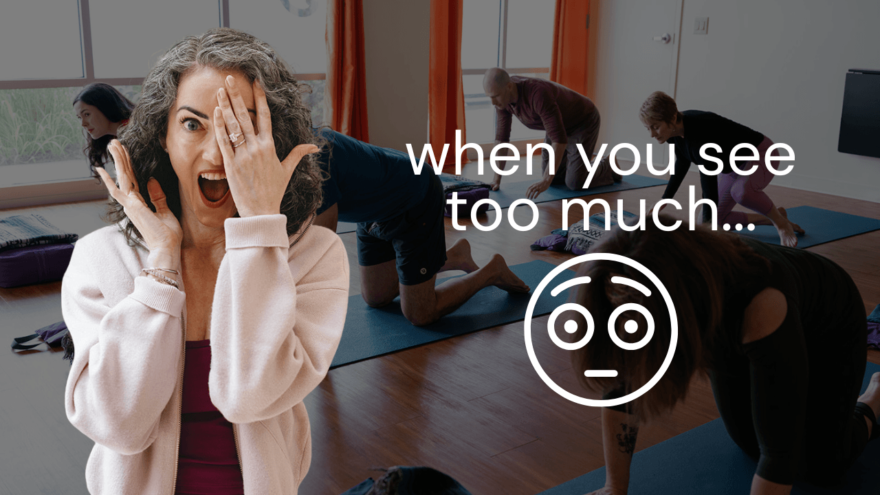 when you see too much… Sage Rountree cringing at the thought of transparent yoga pants