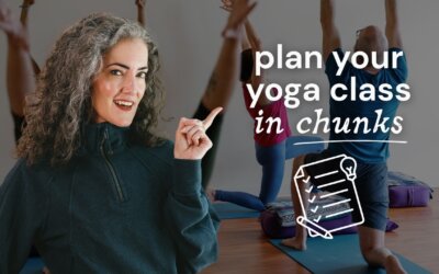 How to Plan a Yoga Class in Chunks (The Flip-Book Method)